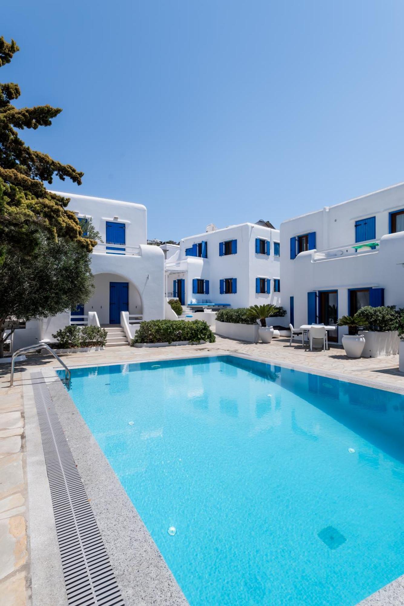 Olive Tree Mykonos Town Semi-Basement Apartment Ngoại thất bức ảnh