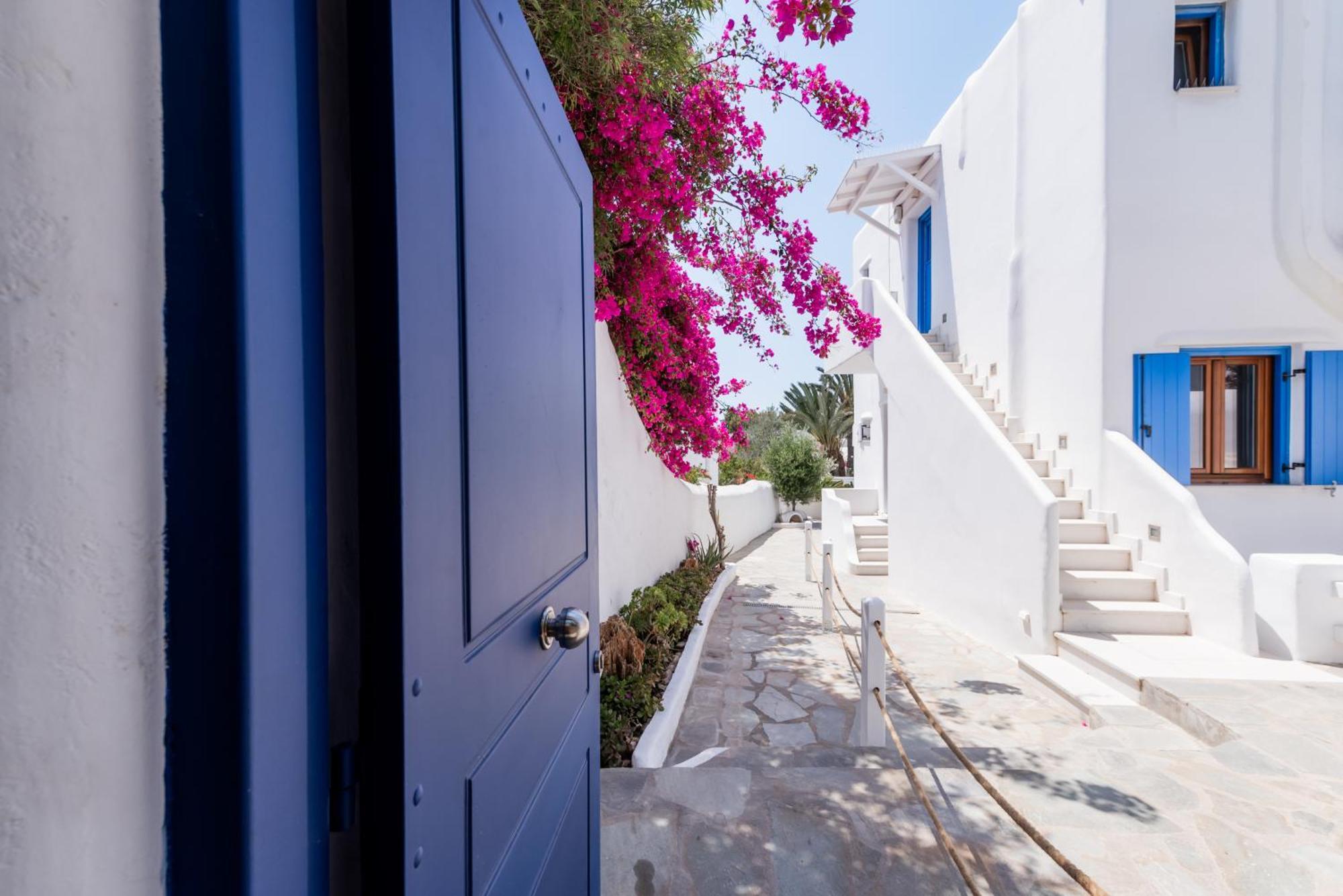 Olive Tree Mykonos Town Semi-Basement Apartment Ngoại thất bức ảnh